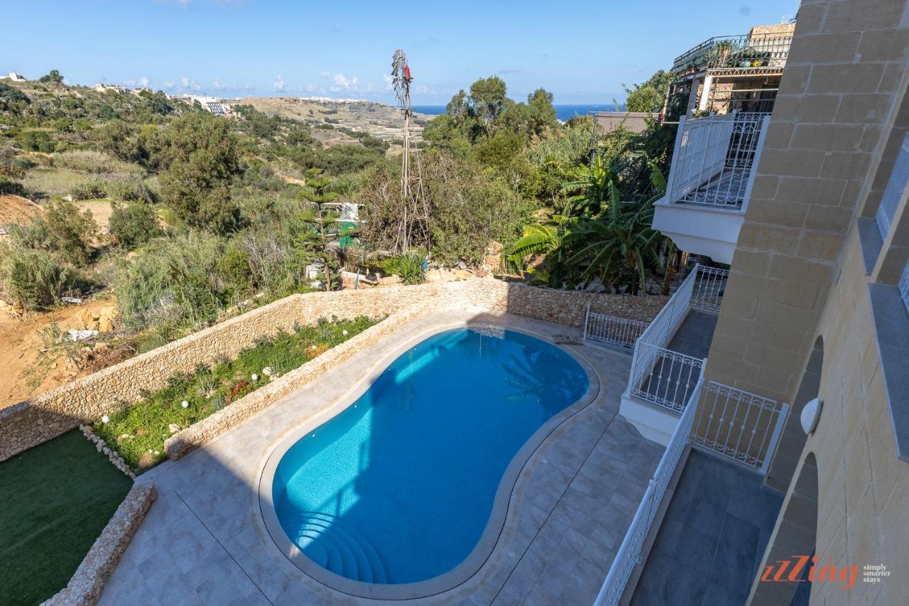 Gozo - Apartment With Stunning Views & Shared Pool Xaghra Luaran gambar