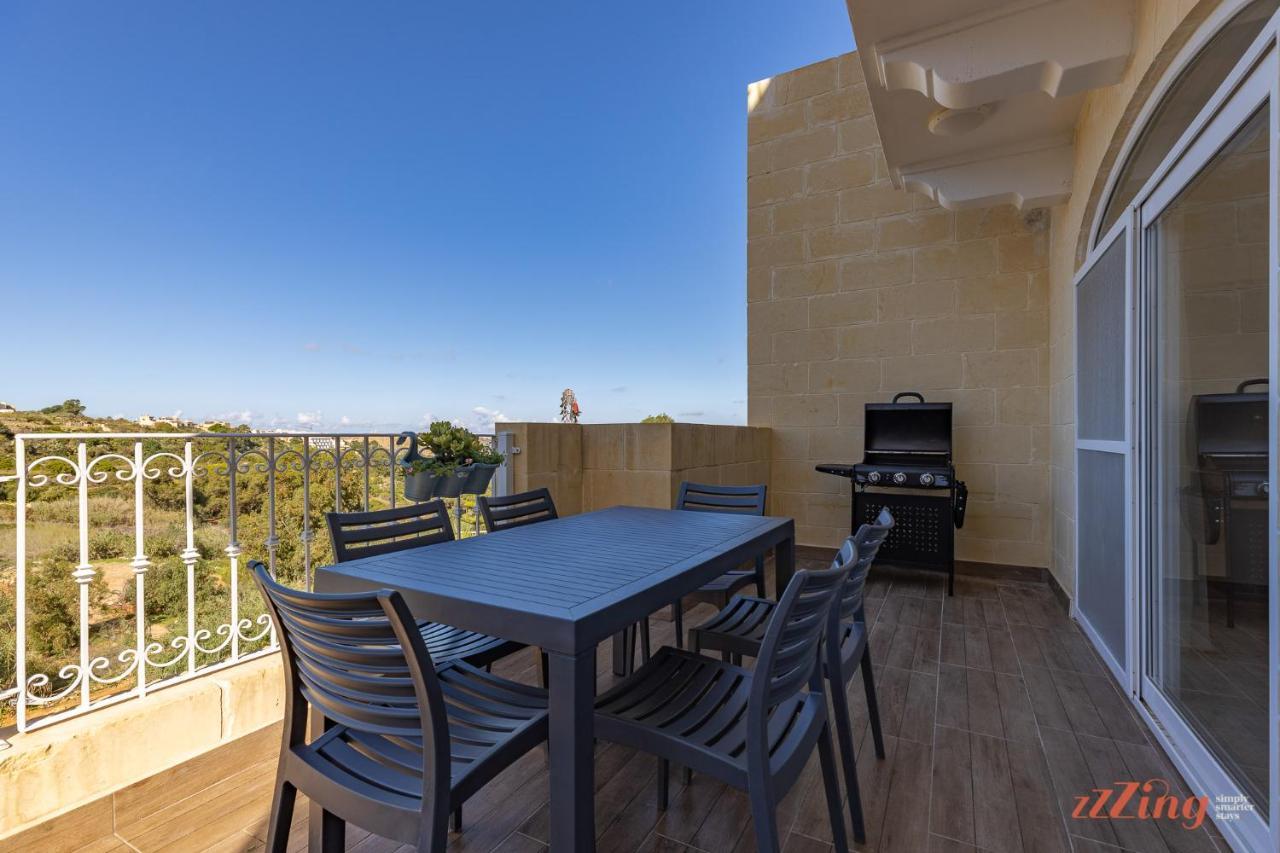 Gozo - Apartment With Stunning Views & Shared Pool Xaghra Luaran gambar