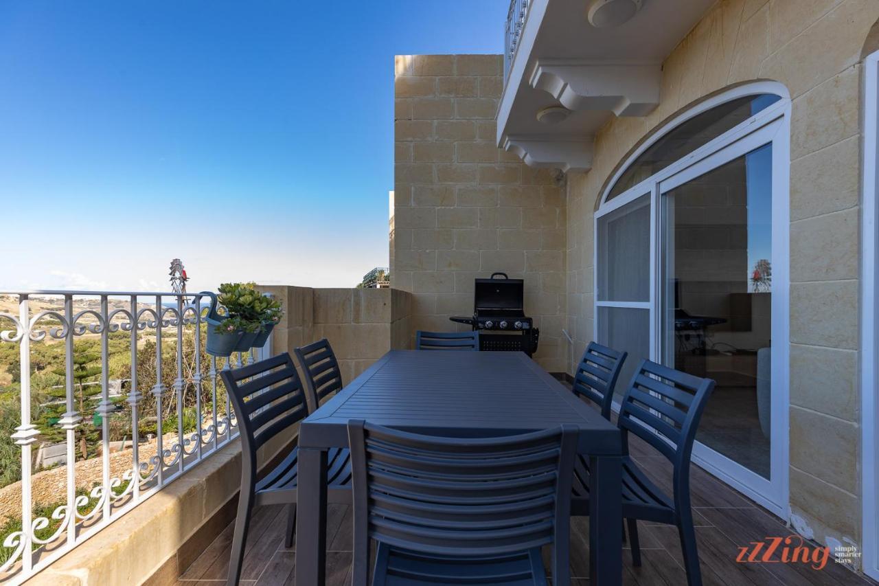Gozo - Apartment With Stunning Views & Shared Pool Xaghra Luaran gambar