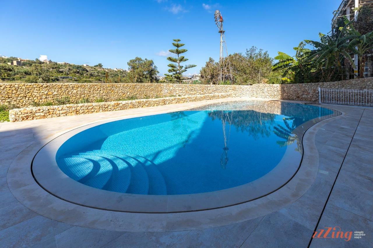Gozo - Apartment With Stunning Views & Shared Pool Xaghra Luaran gambar