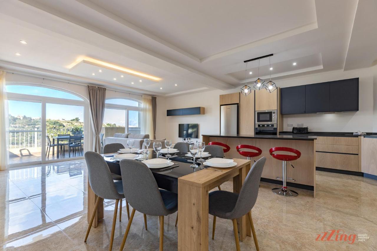 Gozo - Apartment With Stunning Views & Shared Pool Xaghra Luaran gambar