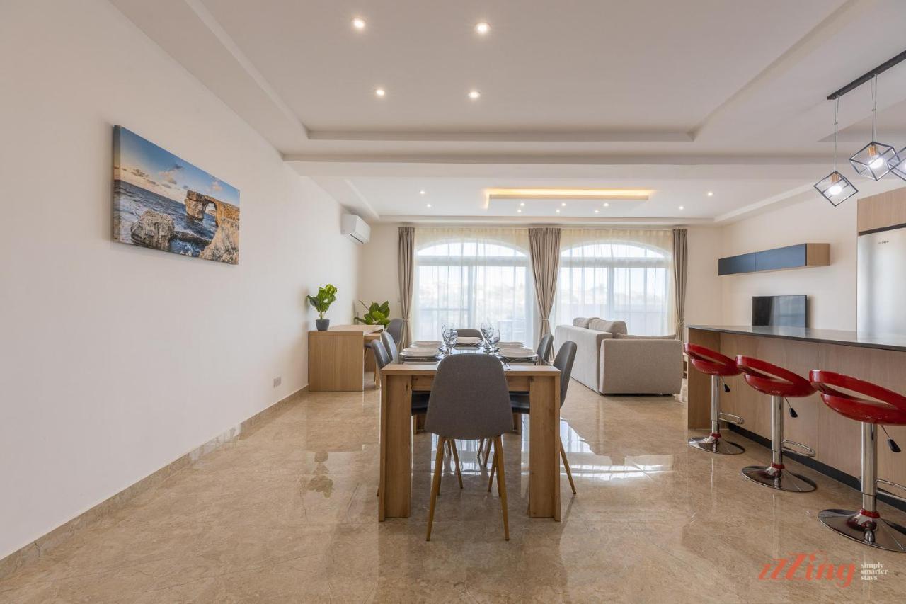 Gozo - Apartment With Stunning Views & Shared Pool Xaghra Luaran gambar
